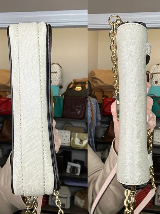 Marc Jacobs Snapshot Convertible Belt Bag Crossbody Tri-Color Saffiano Leather - Picture 8 of 12